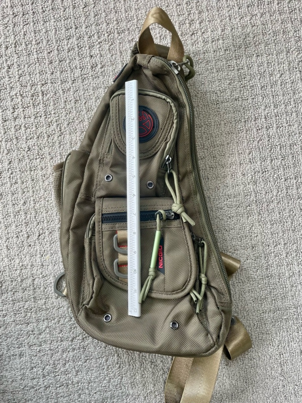 Olive Tactical Sling Bag for Men